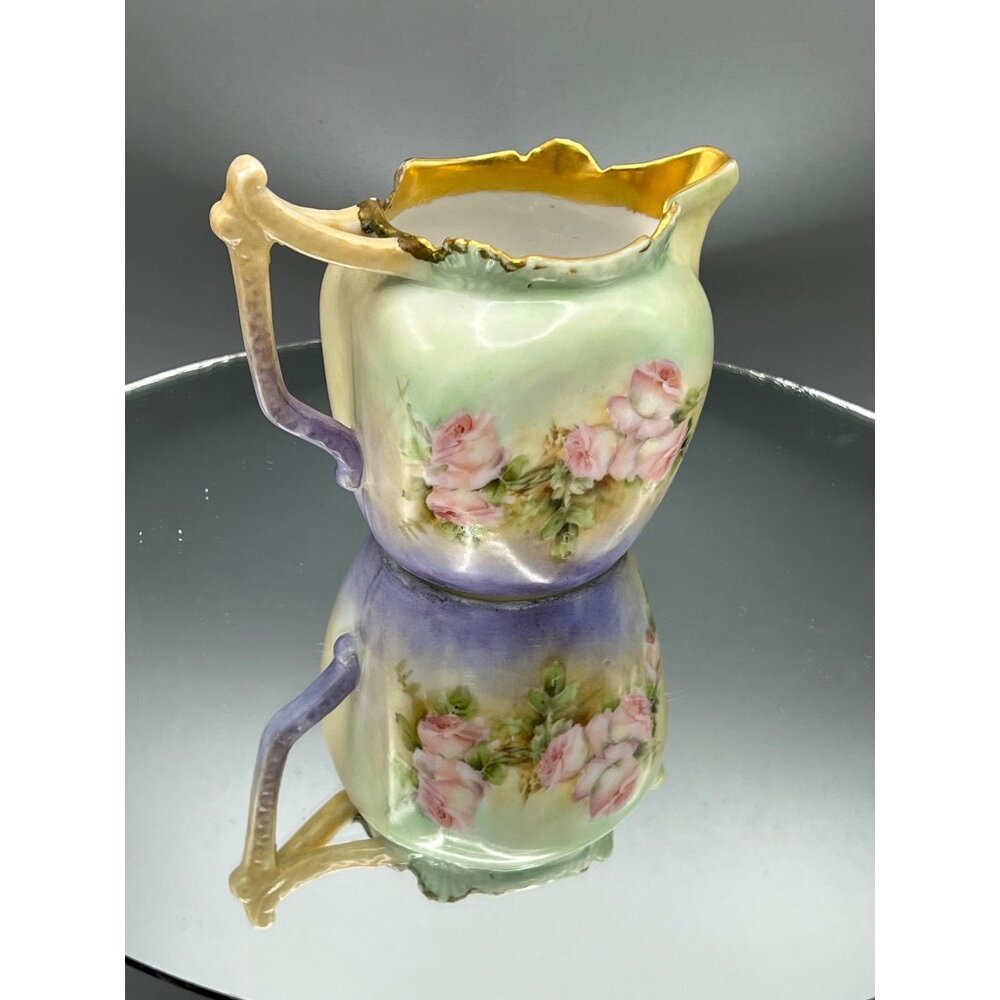 Antique Limoges Porcelain Creamer by T & V (Tressemann & Vogt), France, c. 1892–